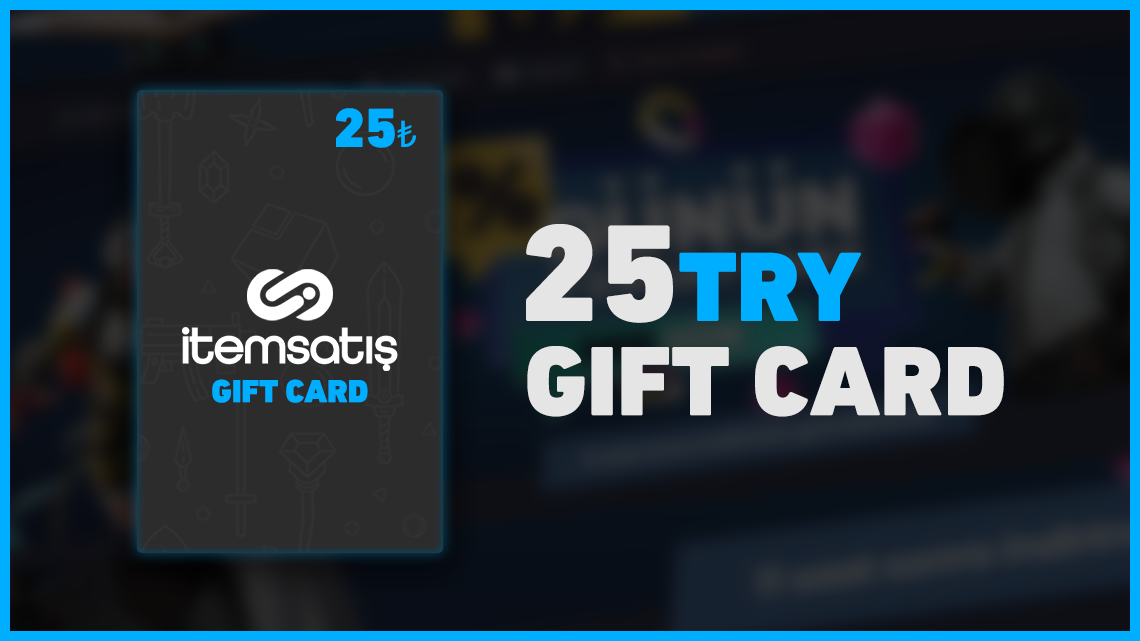 itemsatis 25 TRY Gift Card (1.82$)