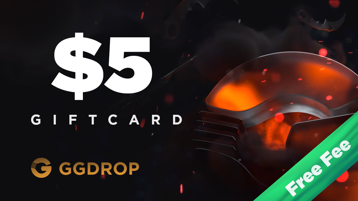 GGdrop $5 Gift Card (5.42$)