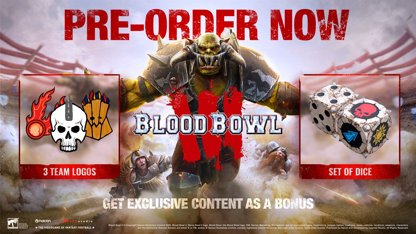 Blood Bowl 3 - Preorder Bonus EU Steam CD Key (1.34$)