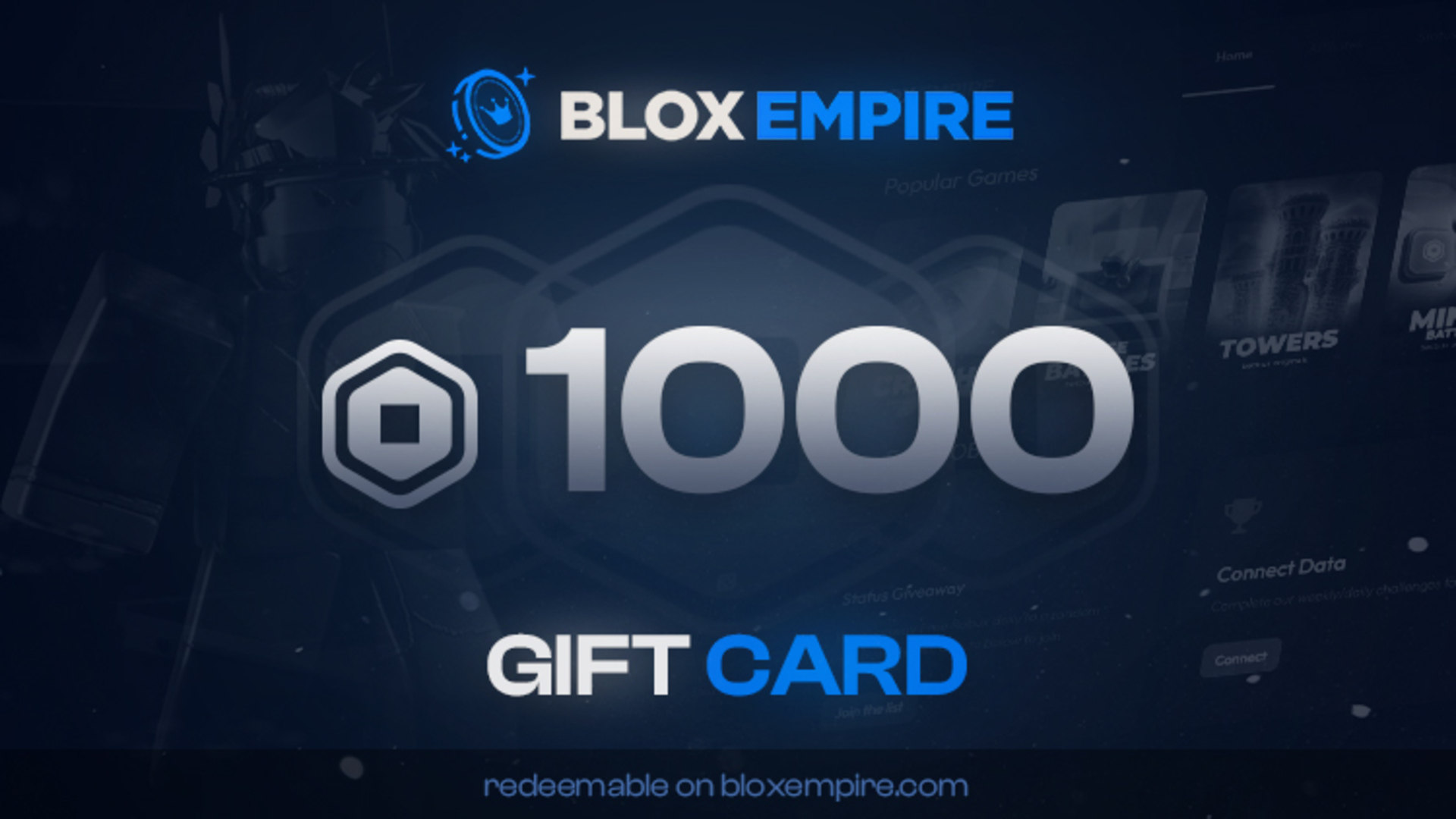 Bloxempire 1,000 Balance Gift Card (2.76$)