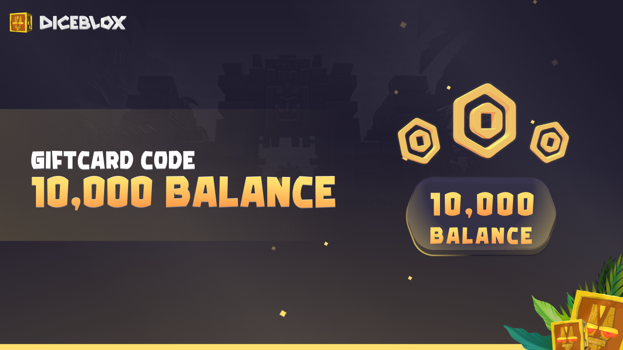 Diceblox 10.000 Balance Gift Card (30.64$)