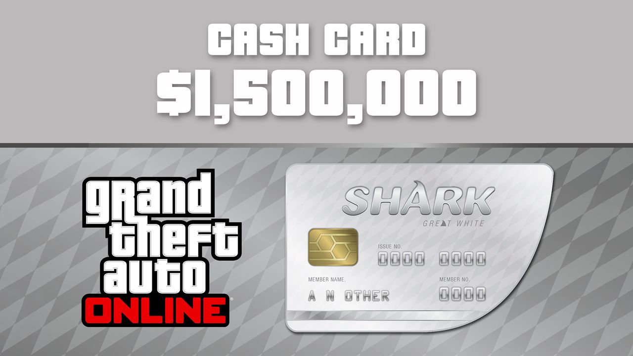 Grand Theft Auto Online - $1,500,000 Great White Shark Cash Card PC Activation Code (10.15$)