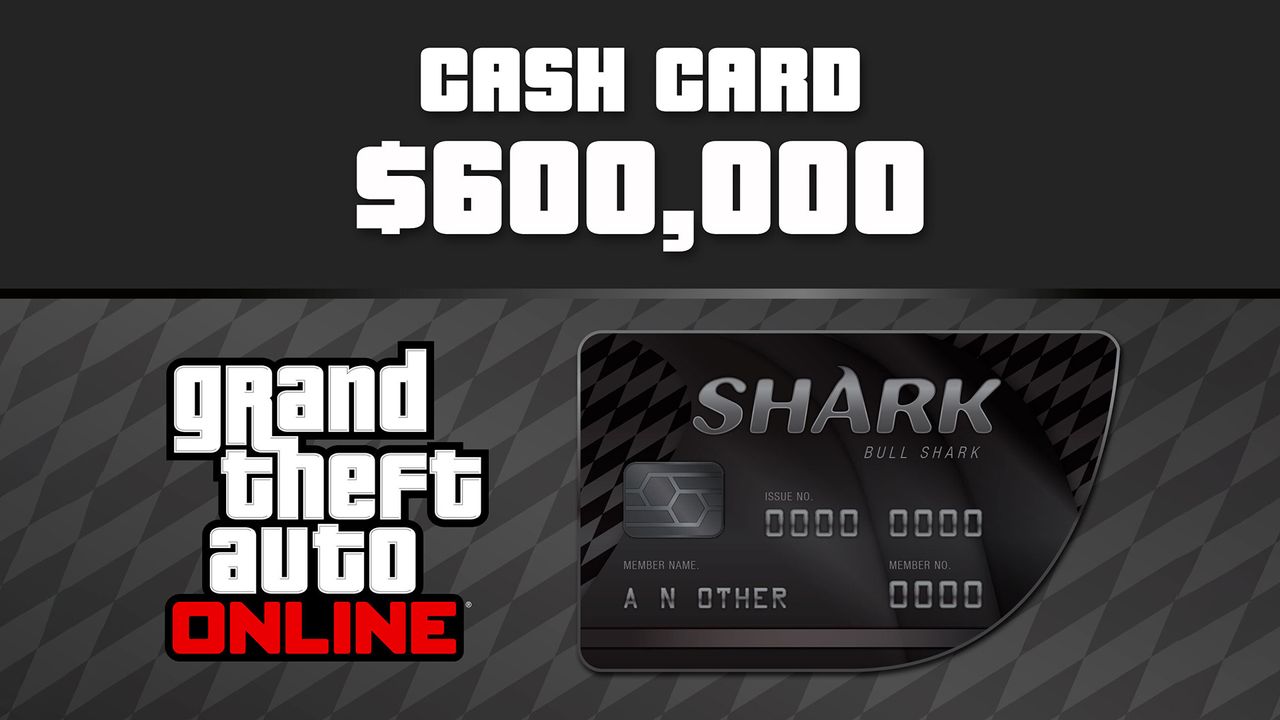 Grand Theft Auto Online - $600,000 Bull Shark Cash Card PC Activation Code (5.85$)
