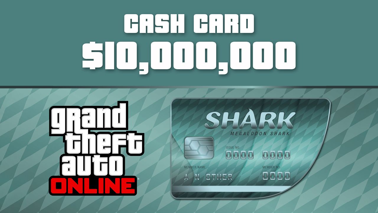 Grand Theft Auto Online - $10,000,000 Megalodon Shark Cash Card PC Activation Code (23.45$)