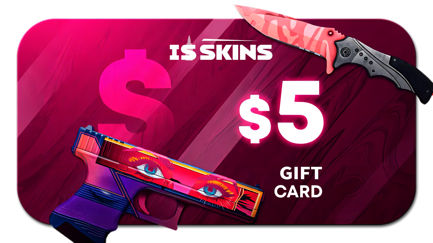 ISSKINS $5 Gift Card (5.29$)