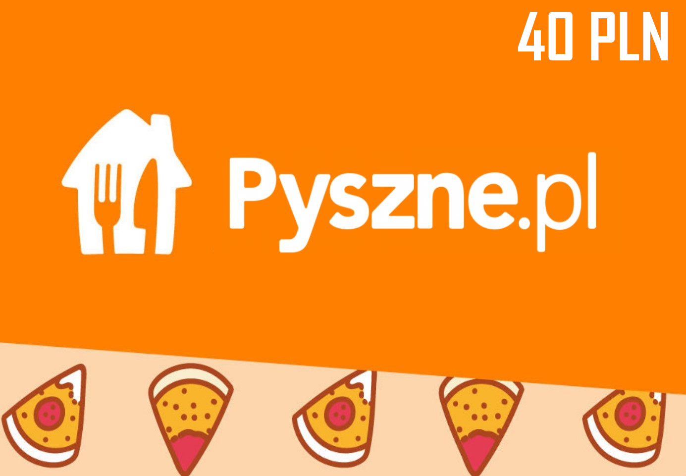 Pyszne.pl 40 PLN Gift Card PL (11.82$)