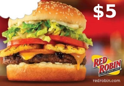 Red Robin $5 Gift Card US (5.99$)
