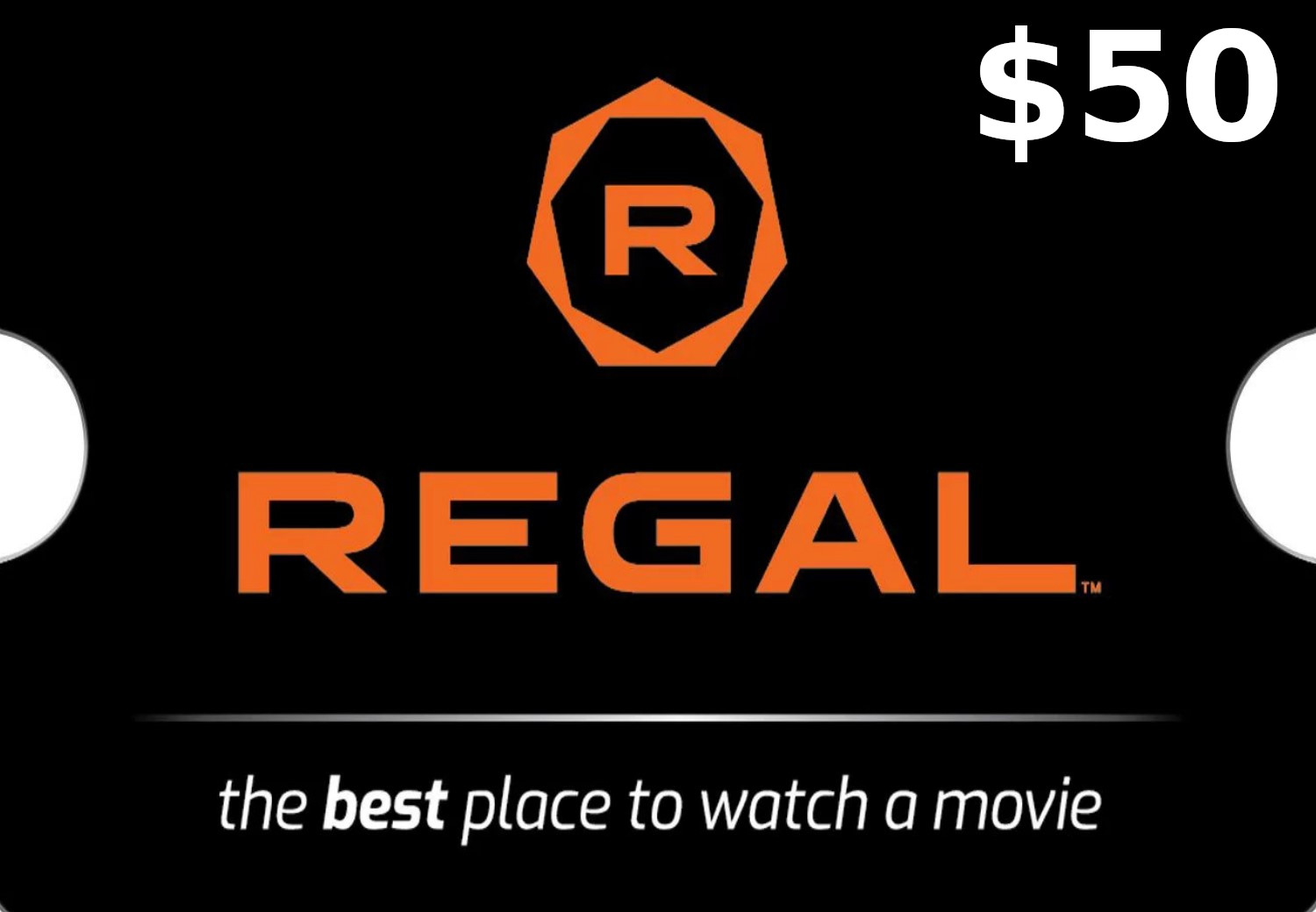 Regal Cinemas $50 Gift Card US (58.38$)