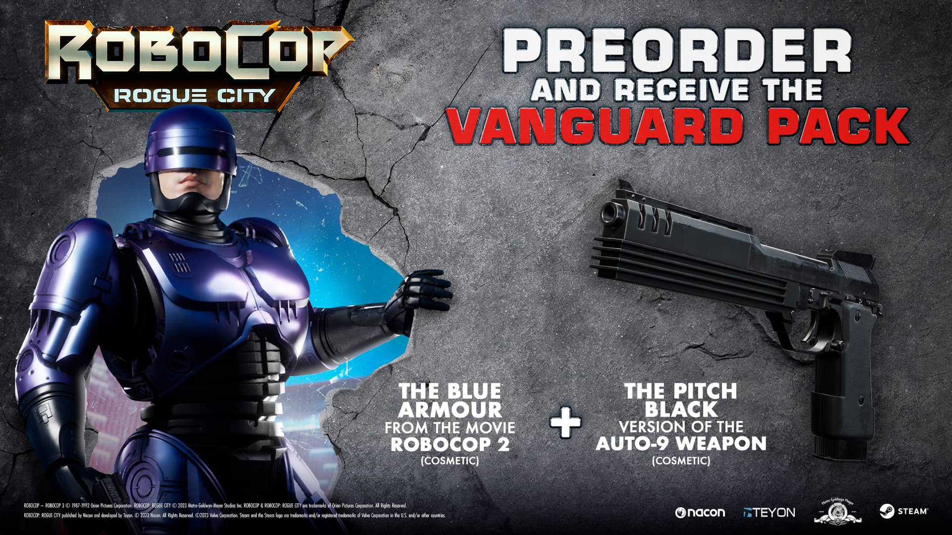 RoboCop: Rogue City - Pre-Order Bonus DLC Steam CD Key (3.37$)