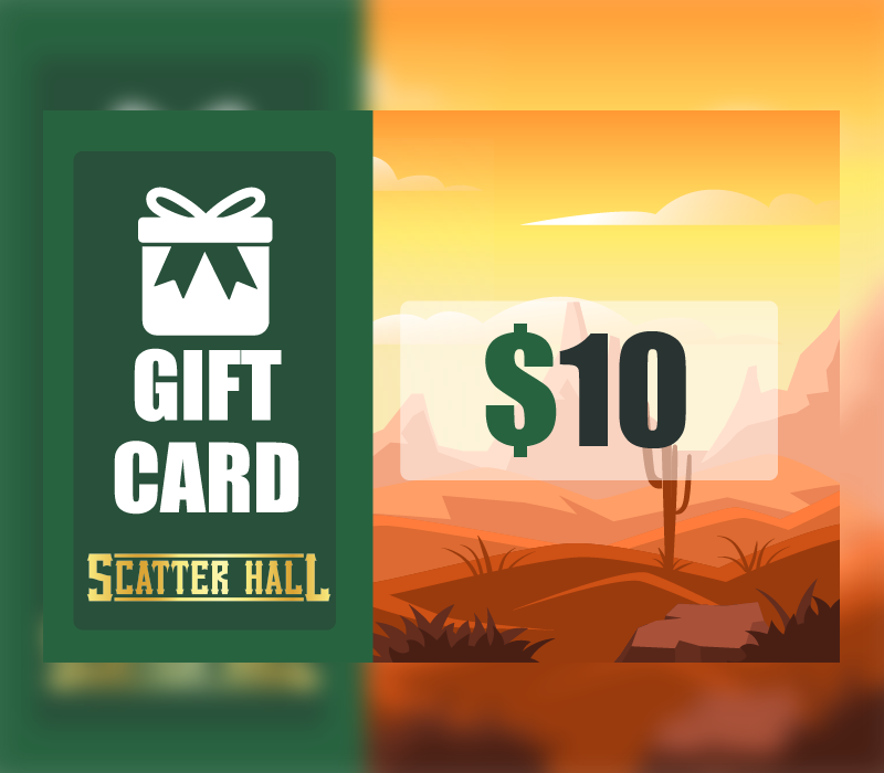 Scatterhall - $10 Gift Card (12.37$)