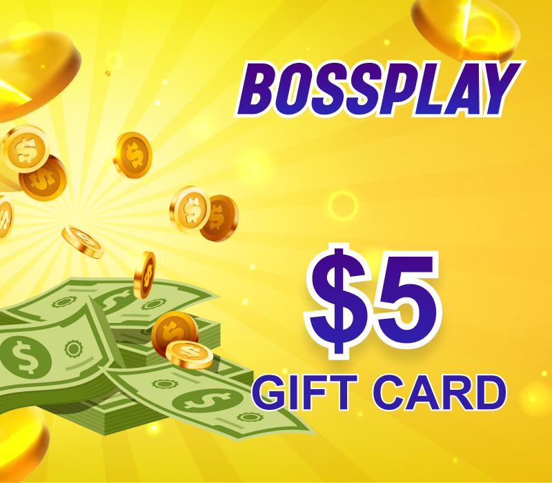 BossPlay 5 Credits Gift Card (6.23$)
