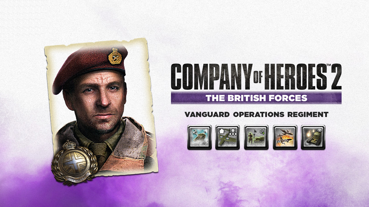 Company of Heroes 2 - British Commander: Vanguard Operations Regiment DLC Steam CD Key (0.78$)