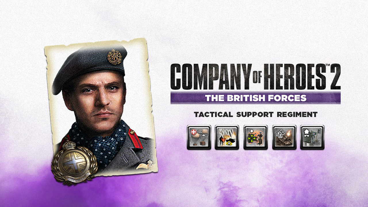 Company of Heroes 2 - British Commander: Tactical Support Regiment DLC Steam CD Key (0.78$)