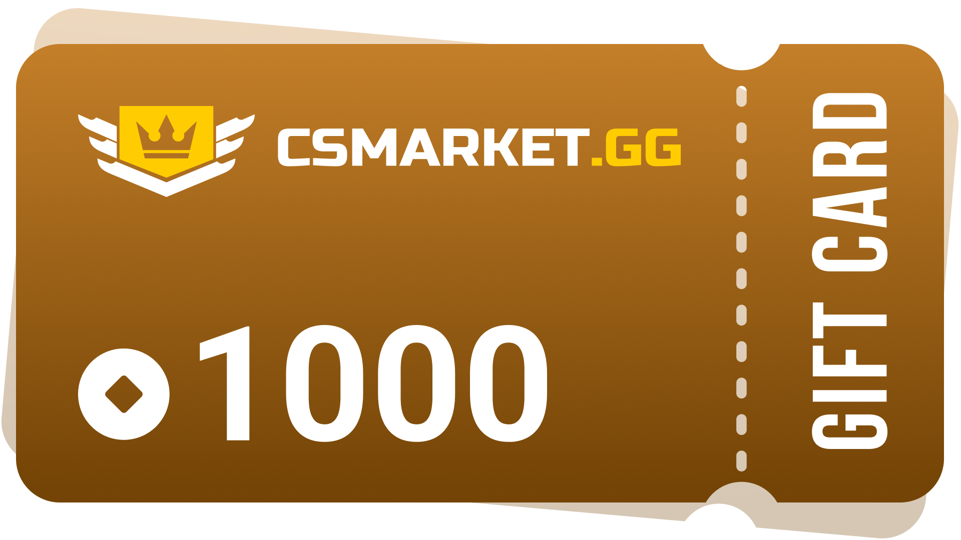 CSMARKET.GG 1000 Gems Gift Card (669.33$)