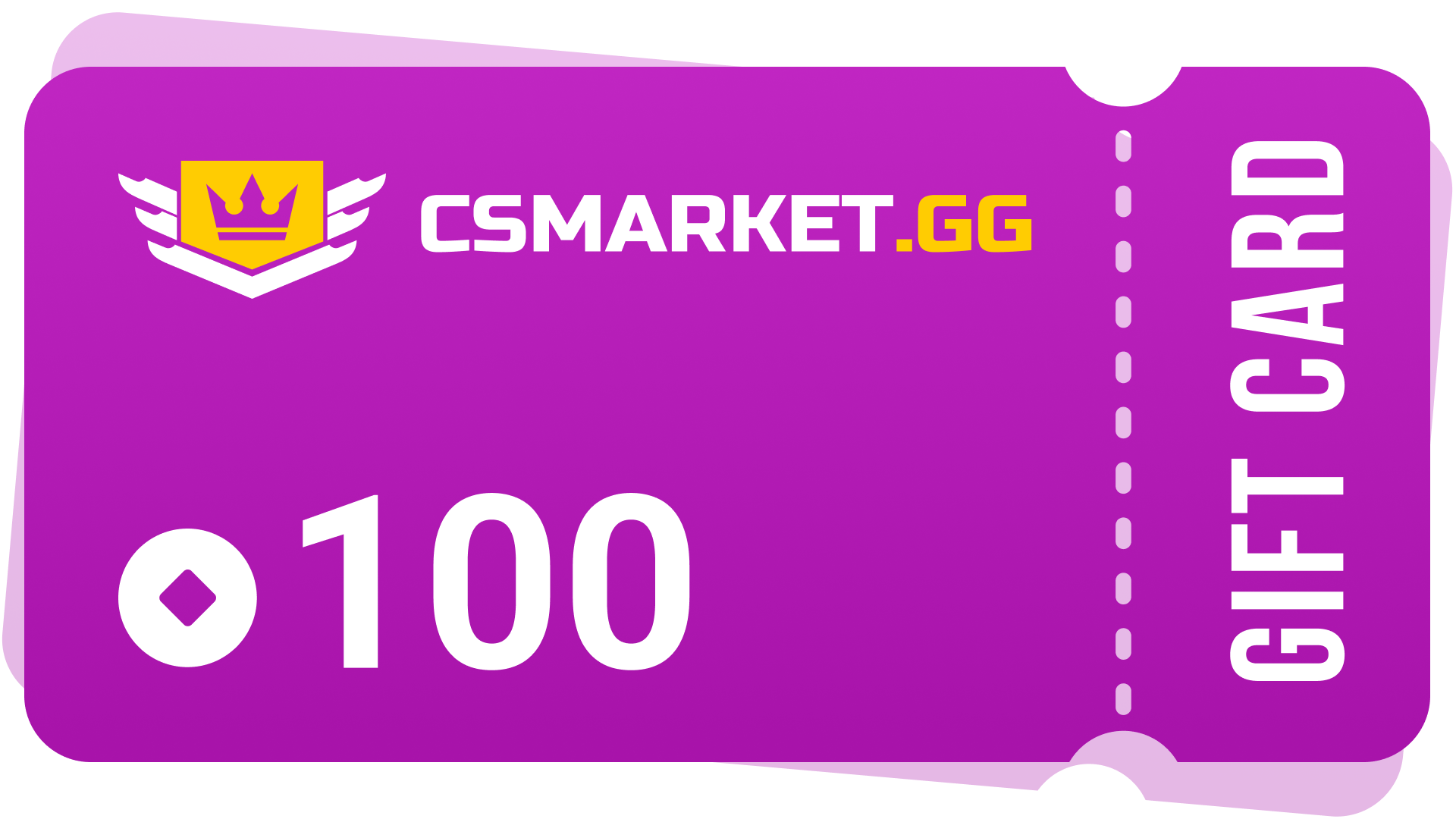CSMARKET.GG 100 Gems Gift Card (68.32$)
