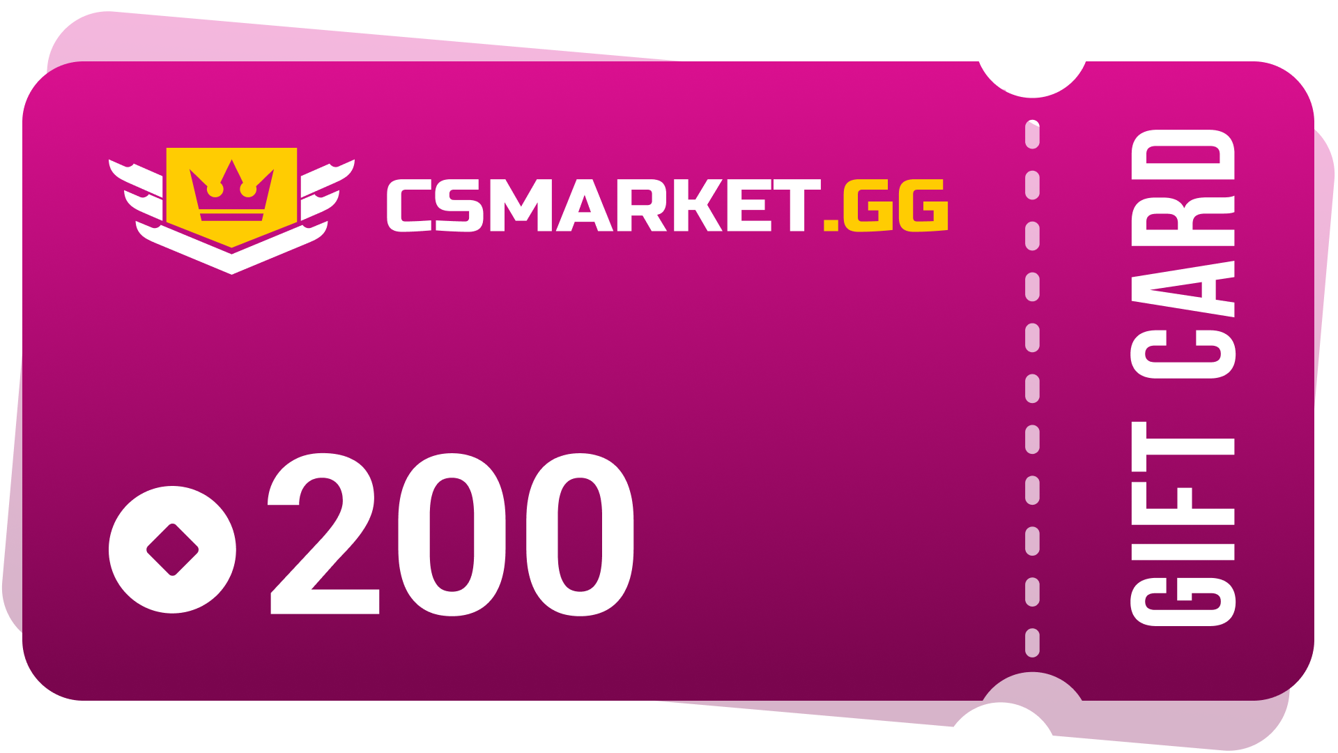 CSMARKET.GG 200 Gems Gift Card (136.28$)