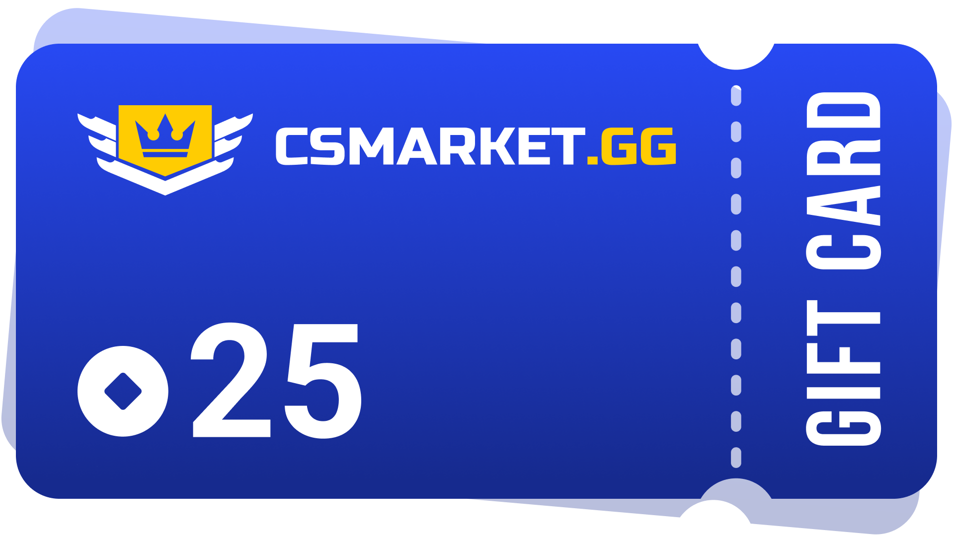 CSMARKET.GG 25 Gems Gift Card (17.16$)
