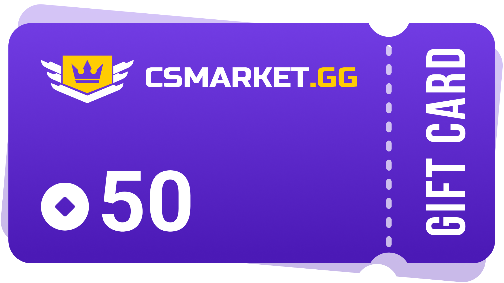 CSMARKET.GG 50 Gems Gift Card (34.22$)