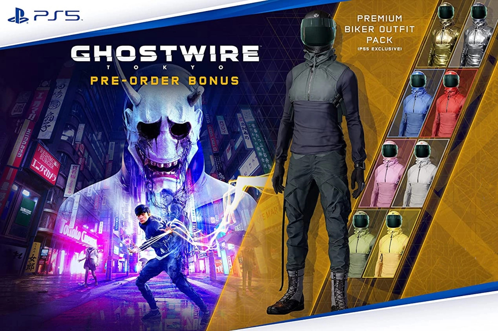 GhostWire: Tokyo - Premium Biker Outfit Pack DLC EU PS5 CD Key (4.51$)