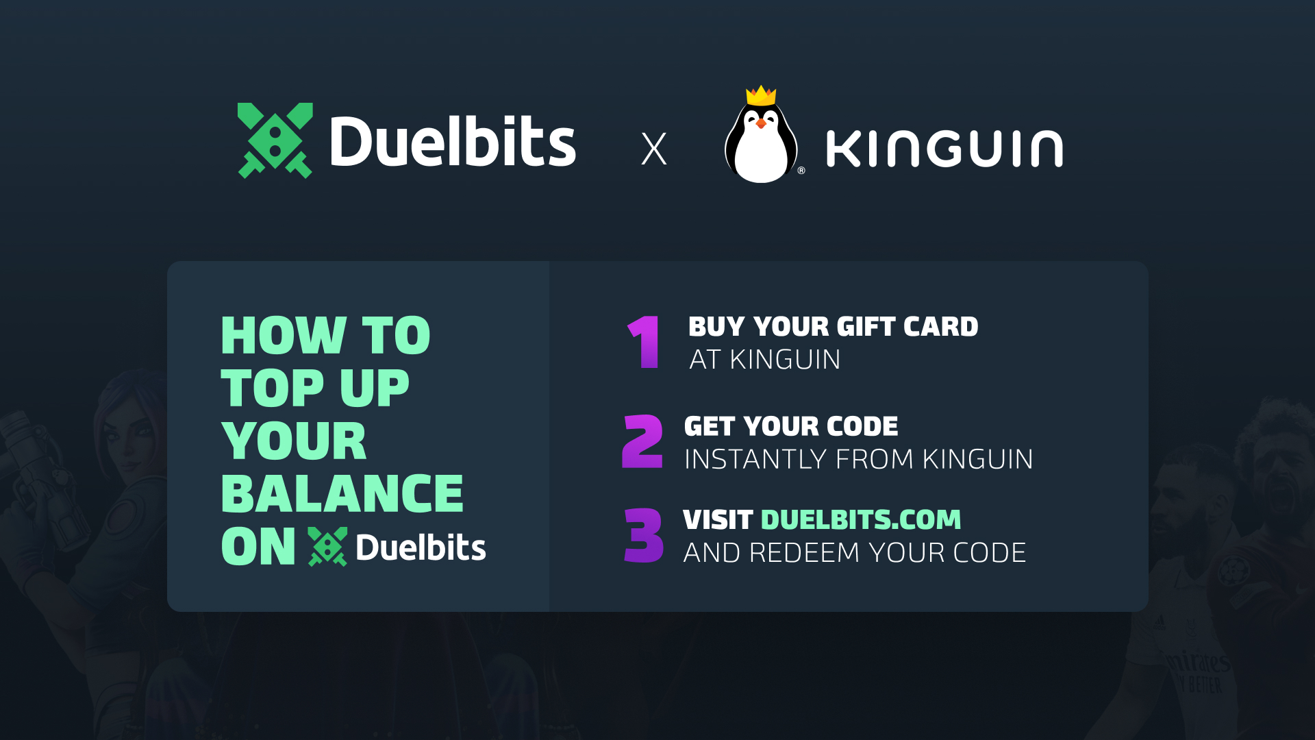 DuelBits $5 Gift Card (6.27$)