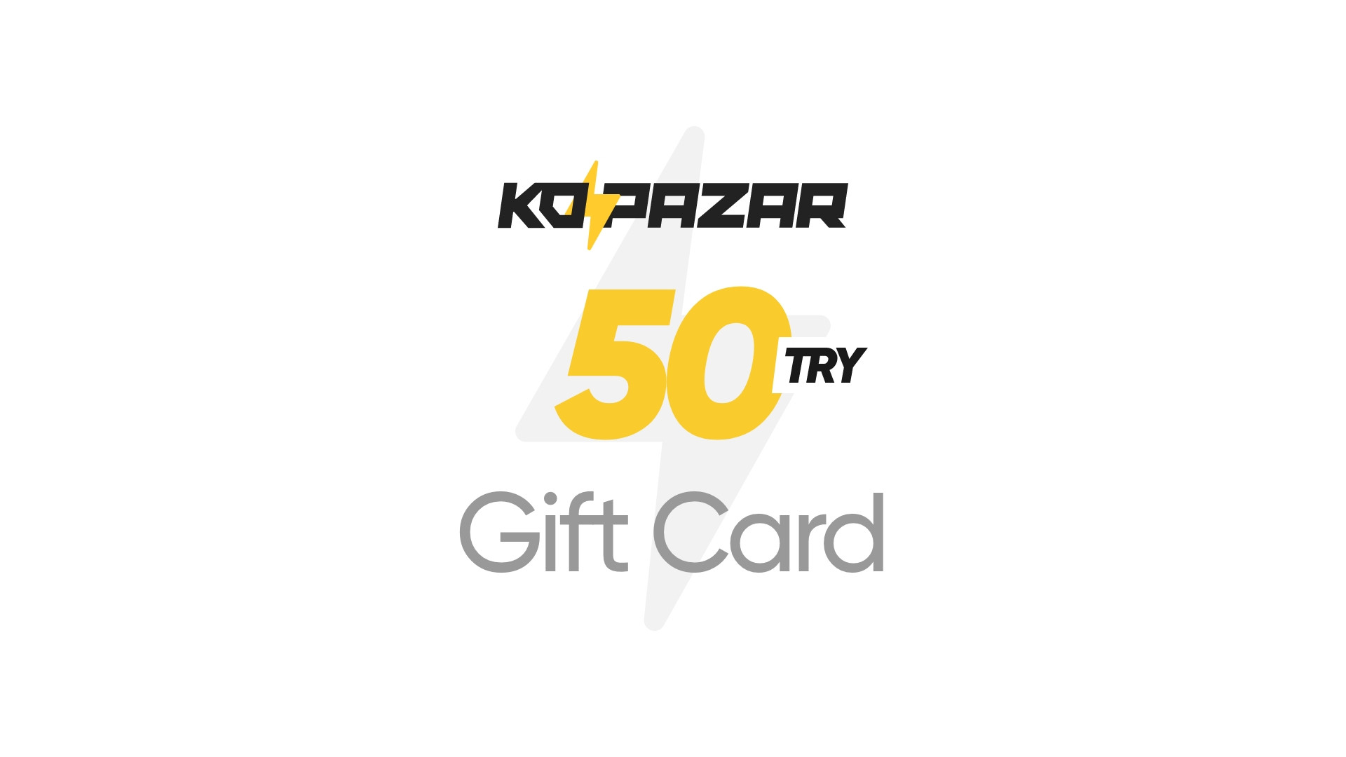 Kopazar 50 TRY Gift Card (2.09$)