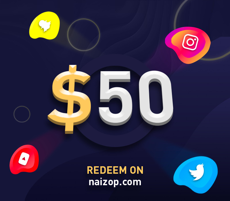 Naizop 50 USD Gift Card (66.09$)