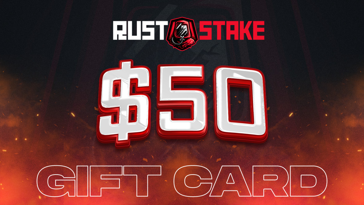 RustStake $50 Gift Card (55.44$)