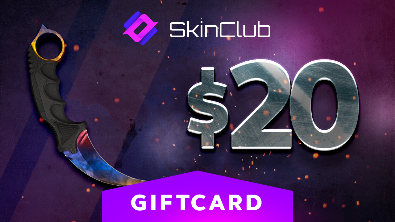 Skin.Club $20 Gift Card (23.23$)
