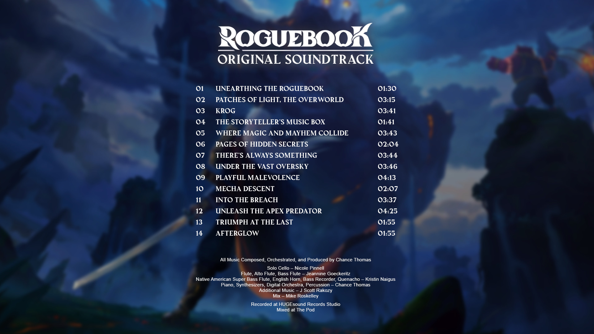 Roguebook - Original Soundtrack DLC Steam CD Key (2.01$)