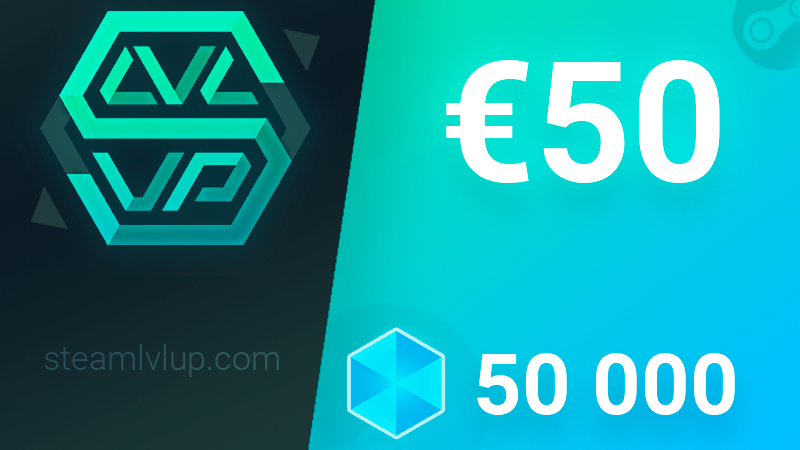 SteamlvlUP €50 Gift Code (48.98$)
