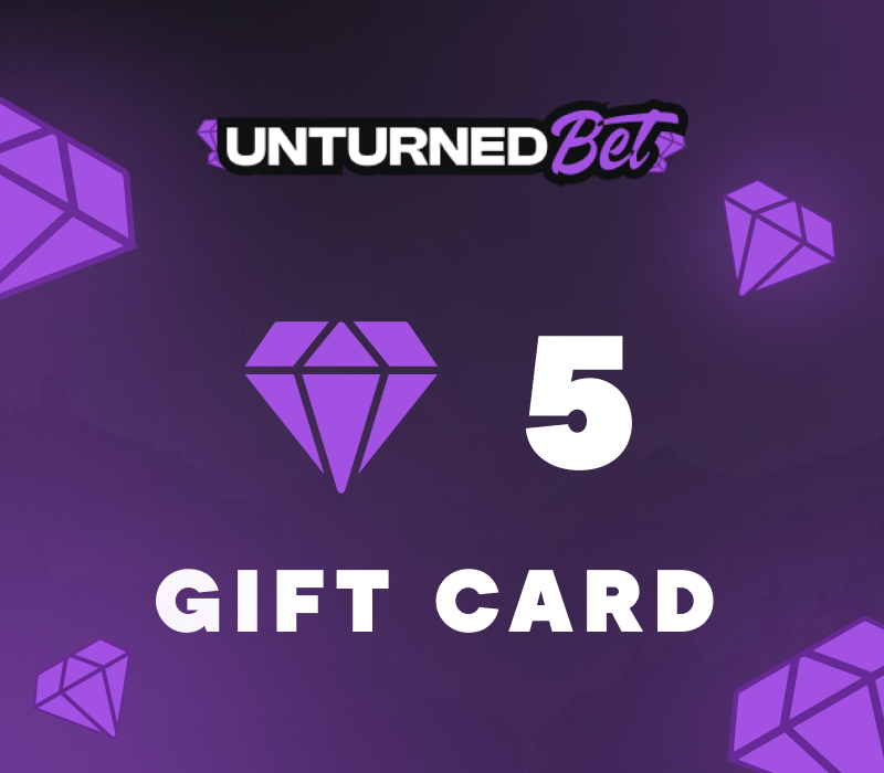 Unturned Bet 5 Gem Gift Card (5.65$)