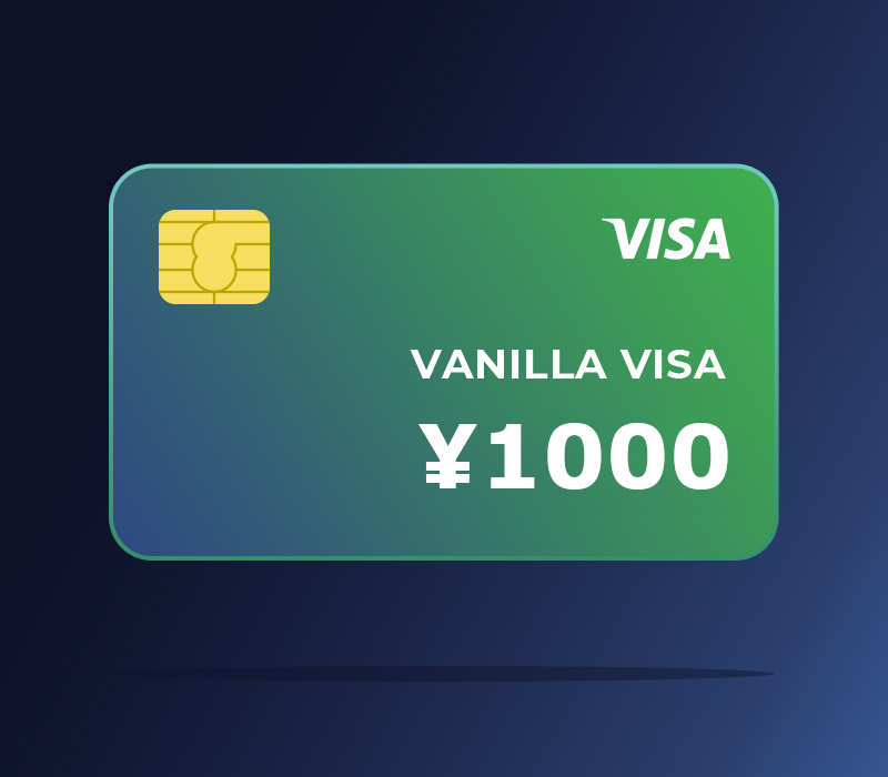 Vanilla VISA ¥1000 JP (8.4$)