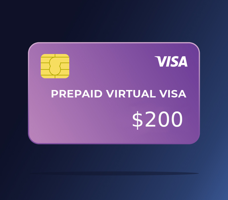 Prepaid Virtual VISA $200 (236.55$)