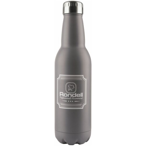 купить за 1499 руб, фото Термобутылка Rondell Bottle, 0.75 л, grey