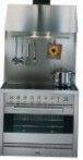 ILVE PE-90L-MP Stainless-Steel Kitchen Stove \ Characteristics, Photo