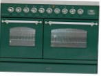 ILVE PDNI-100-MP Green Kitchen Stove \ Characteristics, Photo