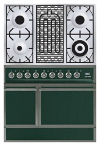 ILVE QDC-90B-MP Green Σόμπα κουζίνα φωτογραφία, χαρακτηριστικά