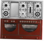 ILVE MCA-150FD-MP Red Kitchen Stove \ Characteristics, Photo