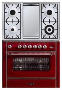 ILVE M-90FD-MP Red Σόμπα κουζίνα φωτογραφία, χαρακτηριστικά