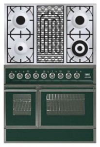ILVE QDC-90BW-MP Green اجاق آشپزخانه عکس, مشخصات