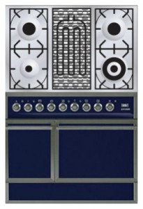 ILVE QDC-90B-MP Blue Σόμπα κουζίνα φωτογραφία, χαρακτηριστικά