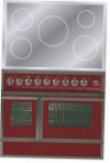 ILVE QDCI-90W-MP Red Virtuves Plīts \ raksturojums, foto