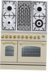ILVE PDN-90B-MP Antique white Mutfak ocağı \ özellikleri, fotoğraf
