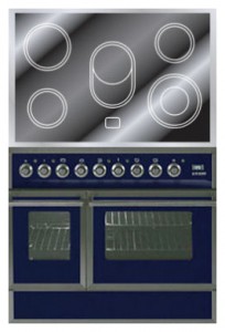ILVE QDCE-90W-MP Blue Fogão de Cozinha Foto, características