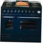 ILVE PD-90N-VG Blue Kitchen Stove \ Characteristics, Photo