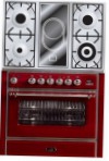 ILVE M-90VD-VG Red Fogão de Cozinha \ características, Foto
