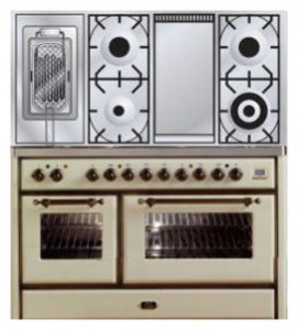 ILVE MS-120FRD-MP Antique white اجاق آشپزخانه عکس, مشخصات