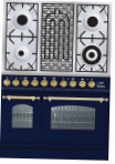 ILVE PDN-90B-MP Blue रसोई चूल्हा \ विशेषताएँ, तस्वीर
