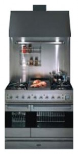 ILVE PD-90RL-MP Stainless-Steel Fogão de Cozinha Foto, características