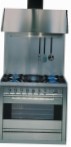 ILVE P-90BL-VG Stainless-Steel Kitchen Stove \ Characteristics, Photo